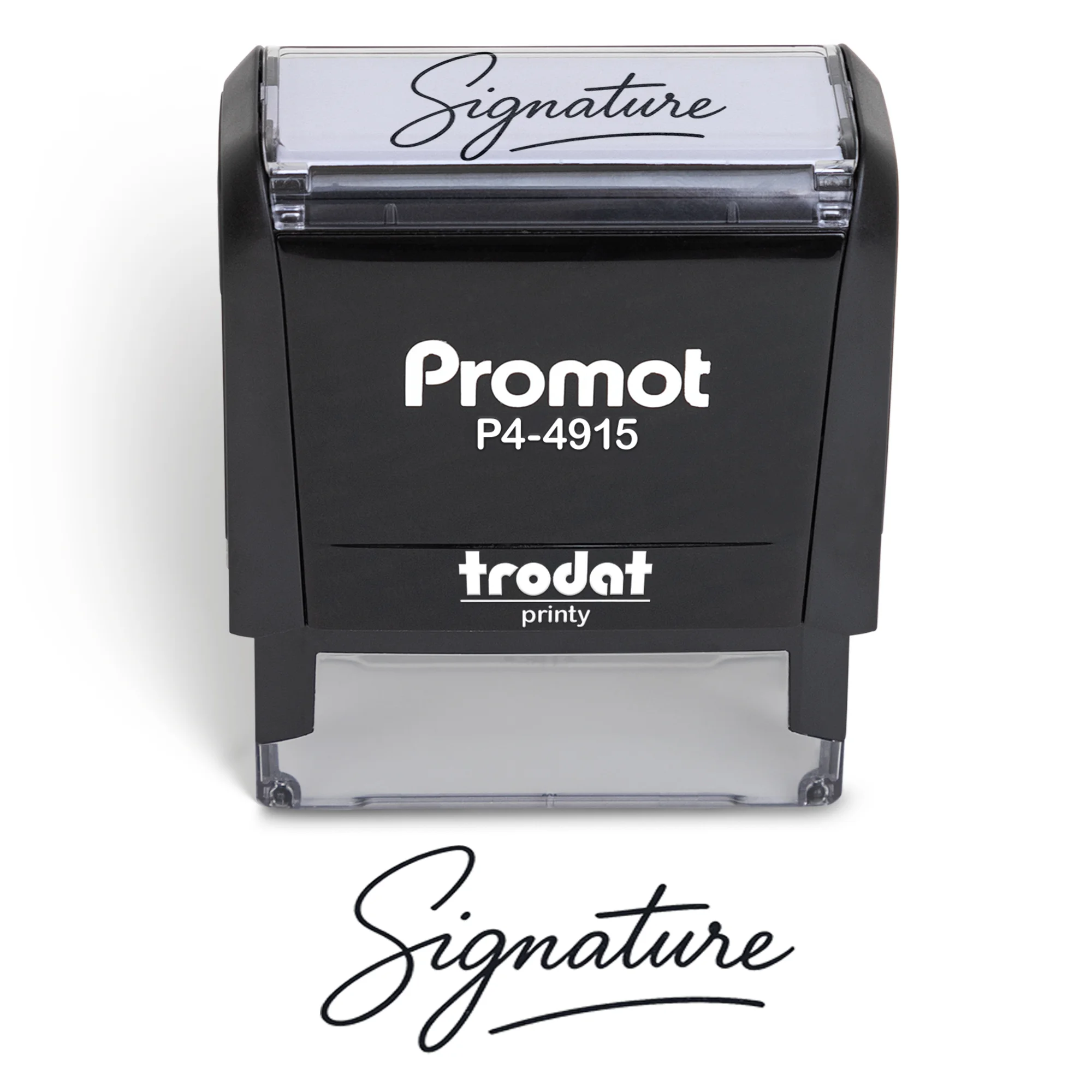 Extra large custom self inking stamp with signature design personalized rubber stamps custom signature stamp for bold clear impressions